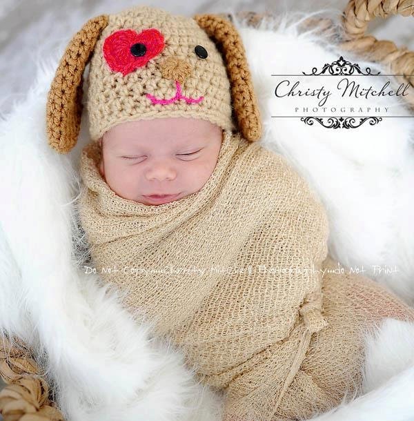 PATTERN Puppy Love Hat - Crochet