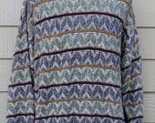 vintage JANTZEN SPORT crewneck sweater bill cosby sweater medium Made in the USA