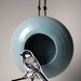 Handmade ceramic birdfeeder