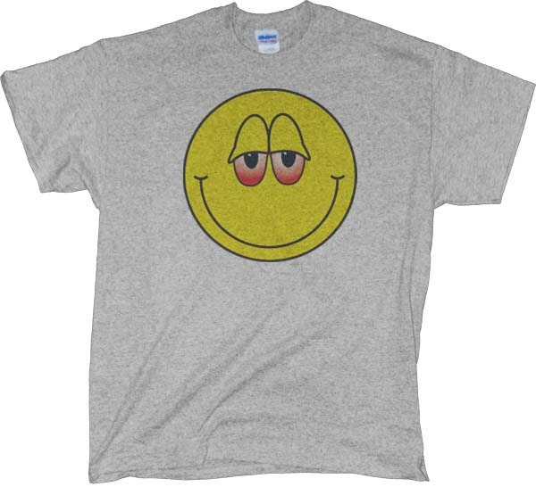 Stoner Happy Face T Shirt