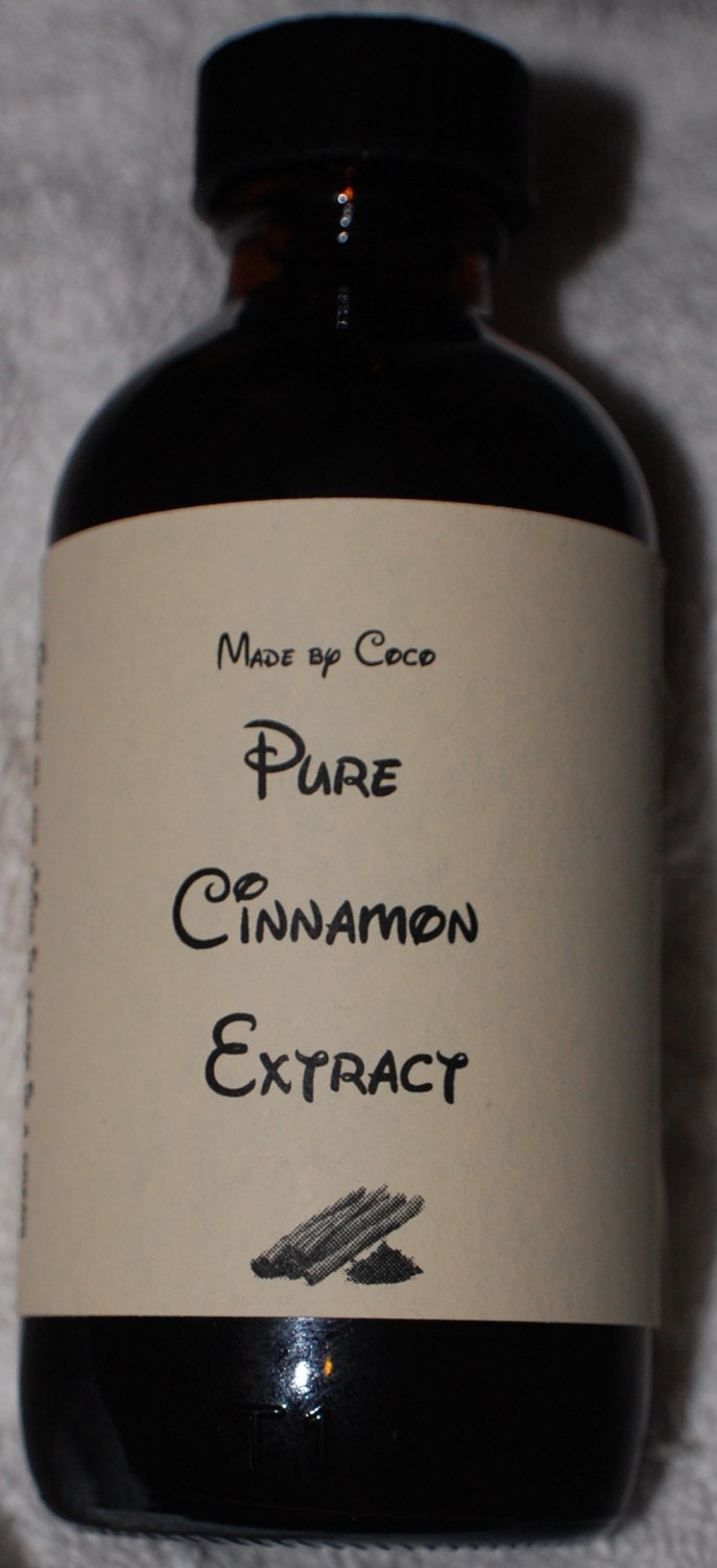 Pure Cinnamon Extract (4oz) for Baking, Food, Teas, Coffee & Scent