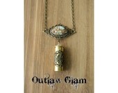 Shell Case Necklace, Vintage Inspired Bullet Necklace, Bullet Jewelry, Antique bronze