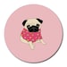 Mouse Pad - Cool Pug Fashion Design