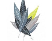 bundle of feathers // a bird a day // original nature inspired watercolour painting on paper // by natasha newton