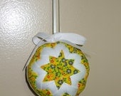 Quilted ornament ball.