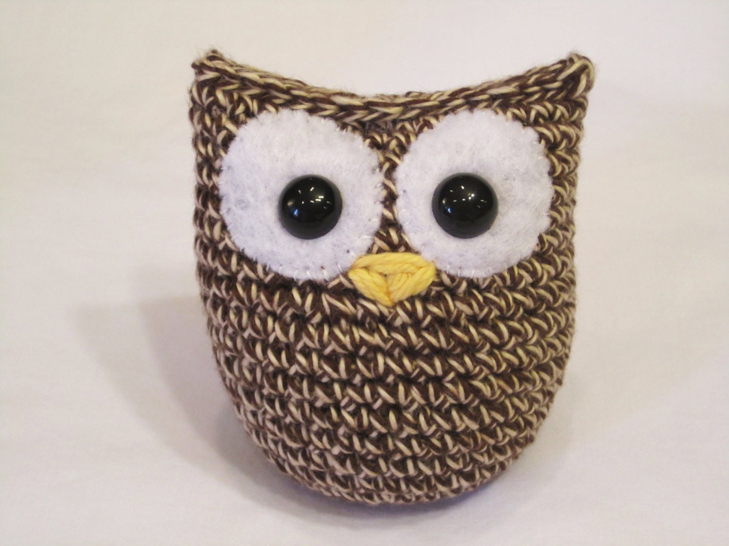 Lil' Brown Owl - handmade crochet amigurumi