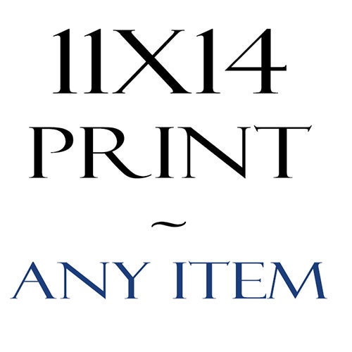 Custom Print Size 11x14 Premium Archival Photography Fine Art