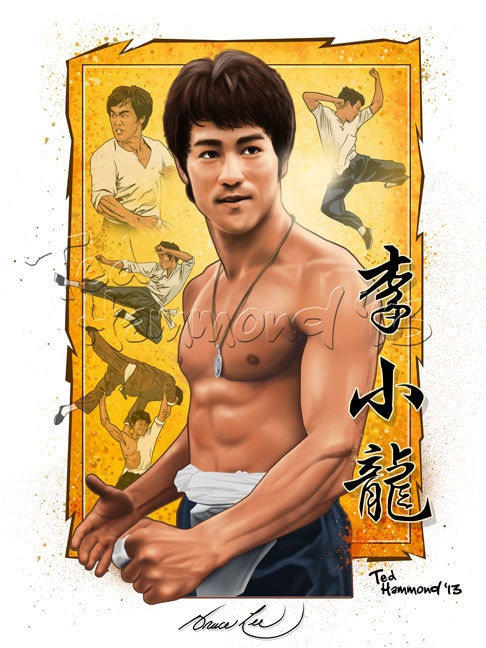 Bruce Lee art print