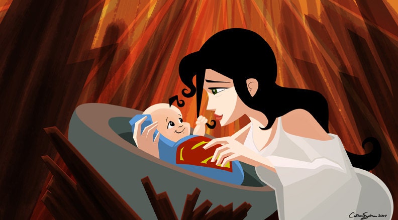 Farewell Touch: Superbaby and Mother