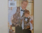 Father and Son Matching Vests One Size UNCUT Butterick 5320 Sewing Pattern