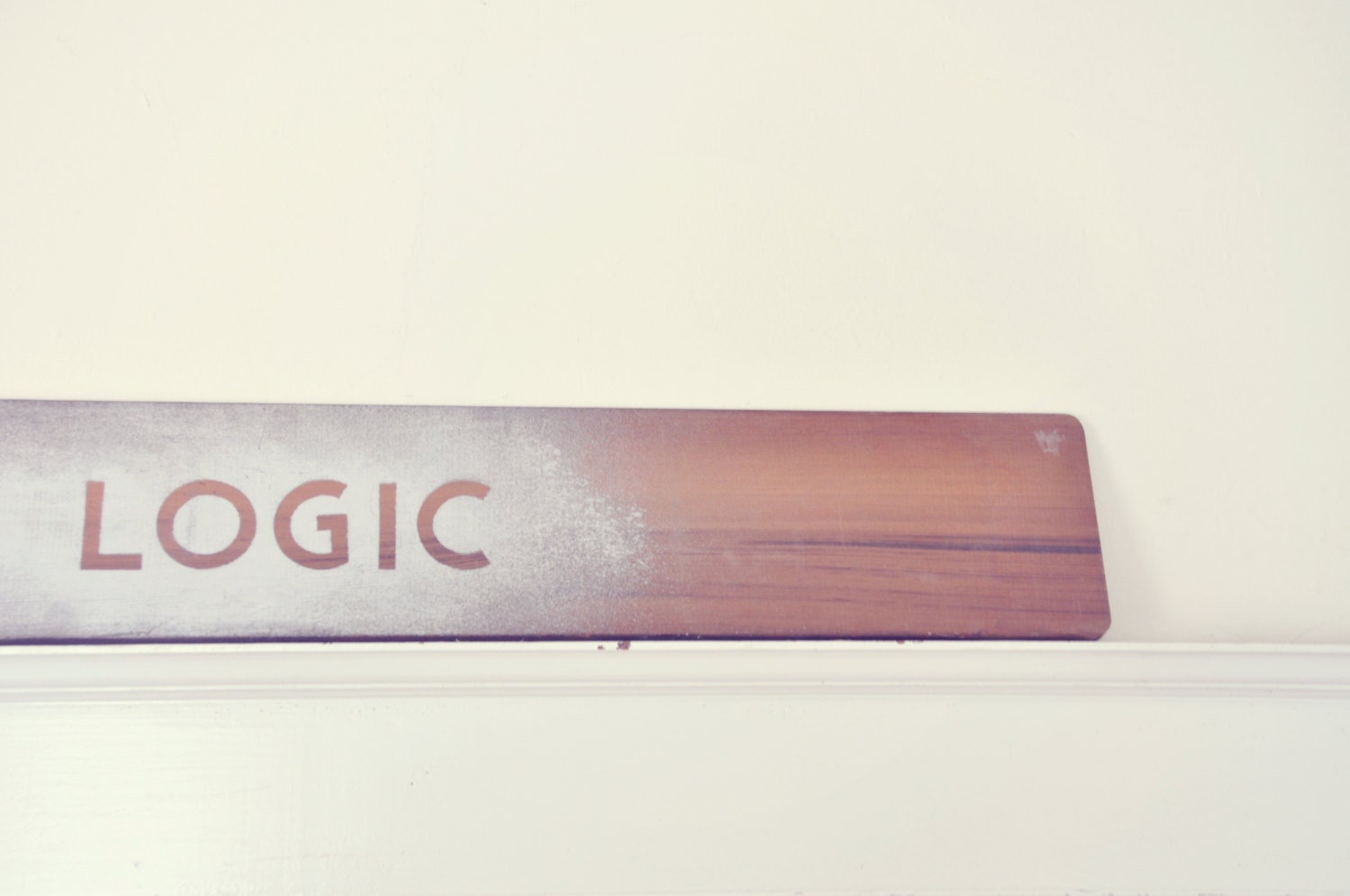 Vintage Handmade Logic Sign