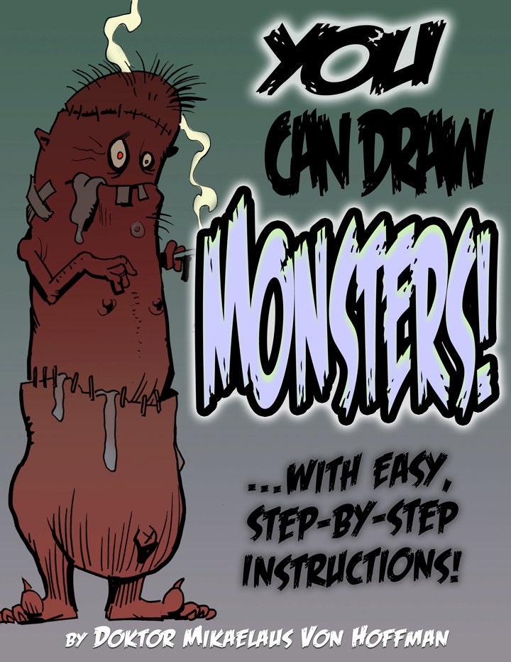 Mike Hoffman Instructional Book Download YOU Can DRAW MONSTERS