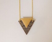 Tribal triangle necklace