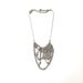 Crochet Unique Chain Necklace - Silvered Copper