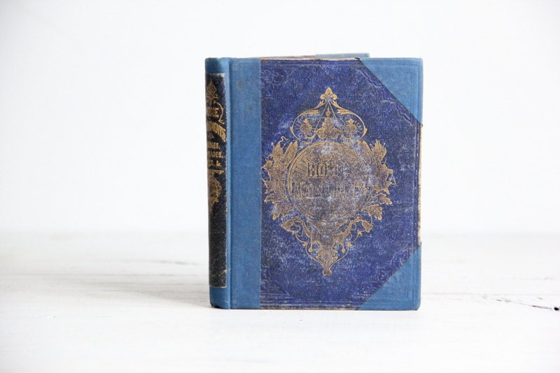 antique 1859 book of home amusements