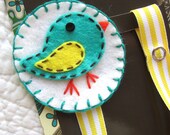 Boy Pacifier Clip, Bird Pacifier Clip, Baby Pacifier Clip