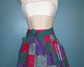 Circus Gypsy Queen Patchwork Half Apron Plus Size