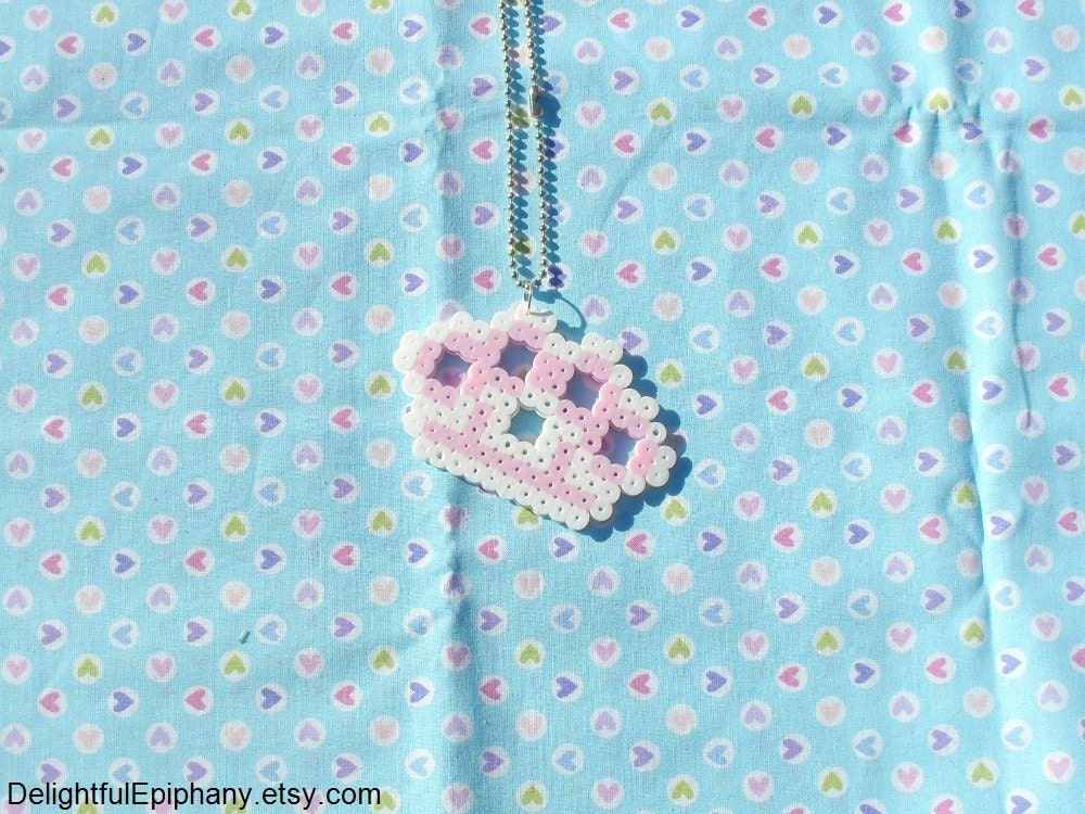 Custom Color Brass Knuckles Sprite Necklace