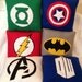 10 inch x 10 inch Superhero cushion .Pick your design:Avengers, Batman, Superman, Captain America,Green Lantern, Spiderman, Flash