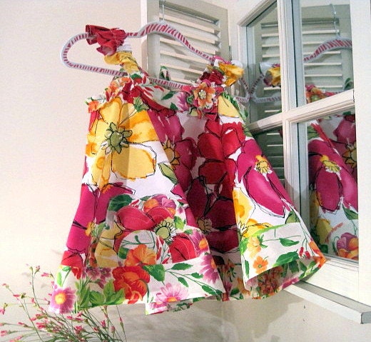 Colorful twirly Toddler dress