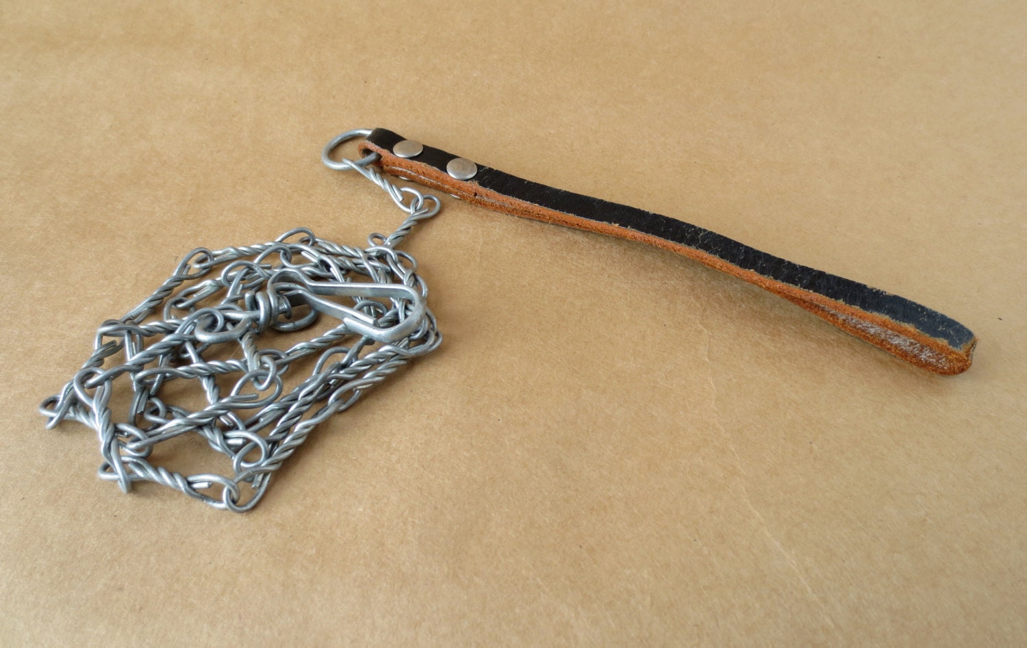 Vintage Chain Dog Leash