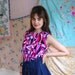 Geometric Print Womens Top