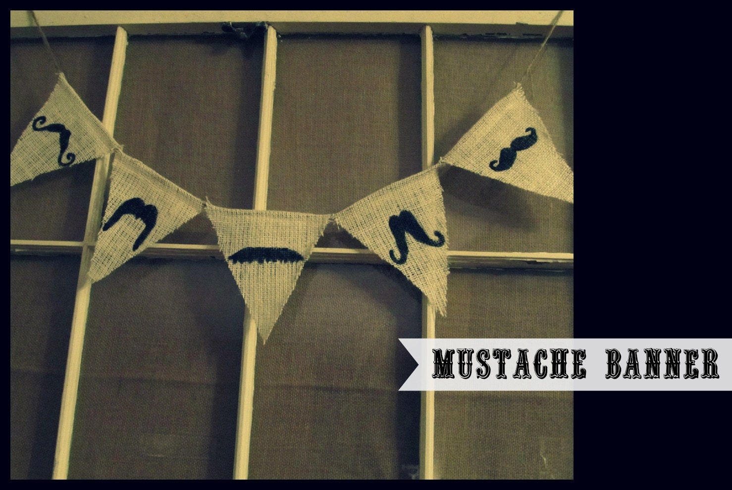 Mustache Banner/Photo Prop
