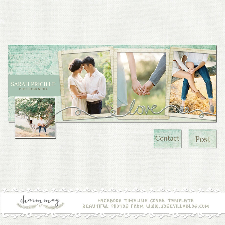Facebook Timeline Cover - Facebook Timeline PSD Template - Photography Facebook - Customize Facebook Page - FB011