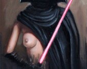 The Greatest Deception: Star Wars Theme A Reese Hilburn Original Oil Painting