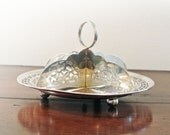 antique silver toast rack / tray / plate / platter /mail organizer from England  flatware vintage