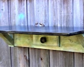 Wall Mounted Bar Top, Extra Counter Space, Display Shelf, YOU CHOOSE COLOR