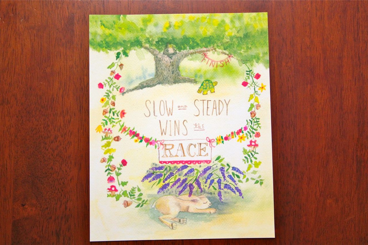 Woodland Art, woodland nursery art, inspirational quote print, motivational quote, hand-lettering