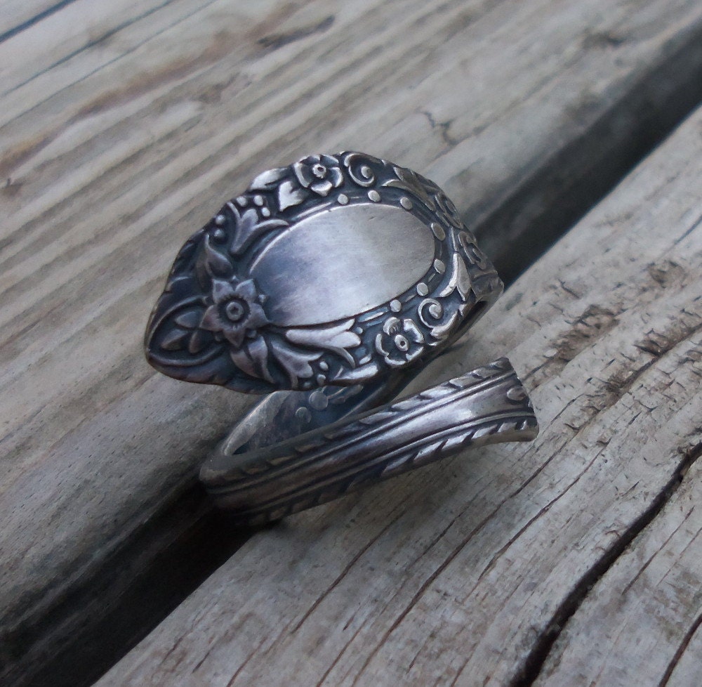 Vintage Silver Spoon Ring