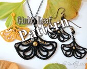 PDF Tatting Pattern "Ginkgo Leaf" Instant Download