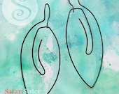 Giant Feather Earrings, Earwires, Hoops, Findings, Supplies
