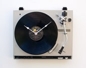 Recycled Technics Turntable Clock