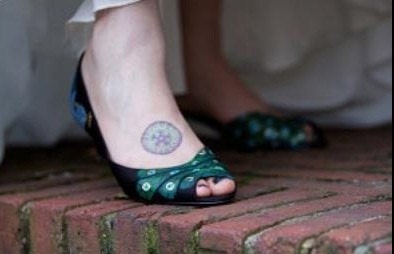 Design your own Wedding Shoes Custom as seen on Real Weddings