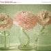Mint green cottage chic decor . shabby chic home . pastel pink and aqua spring flower photograph . nursery art . 11x14 . Bloom
