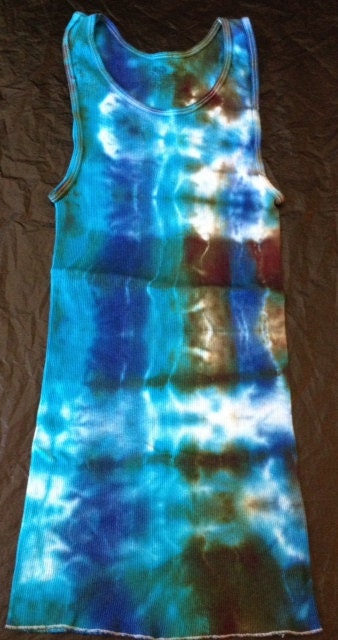 Tie Dye A Line Tank Top ADULT LARGE