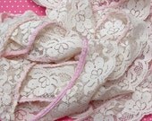 Vintage Lace Trim Salvaged Lace Lingerie Lace Yardage