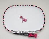 Ceramic Signature  Plate- PRINCESS
