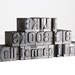 I Like Big Books - 36pt Vintage Metal Letterpress