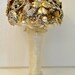 Custom listing ONLY for Teri Cocchiaro - bridal wedding jewelry brooch bouquet with client's pieces