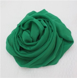 wide solid chiffon 1yard (58 x 36 inches) 48951-6 green