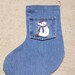 OOAK jean stocking 