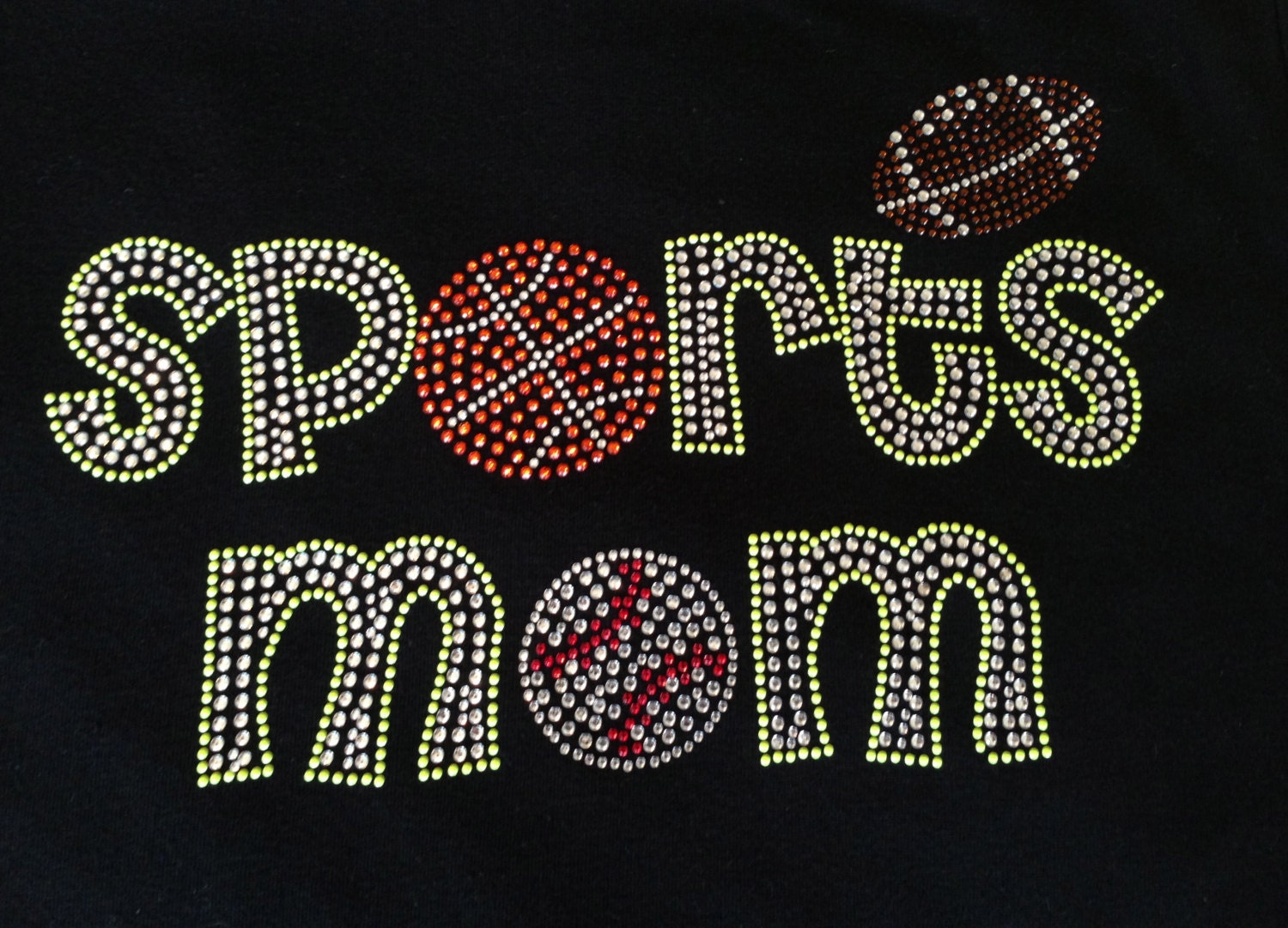 Bling Sports Mom Tee