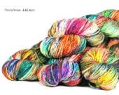 BFL nylon sock yarn - British wool - hand dyed 4ply -  "This Ain't A Scene" - UK Seller - Lady Persephone Sock