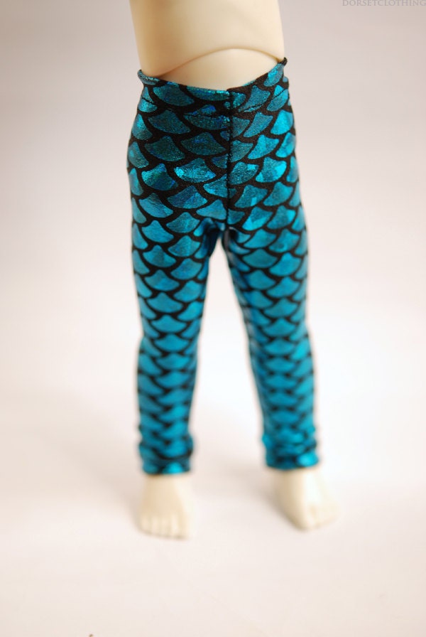 YoSD Blue Mermaid Leggings For Ball Jointed Dolls