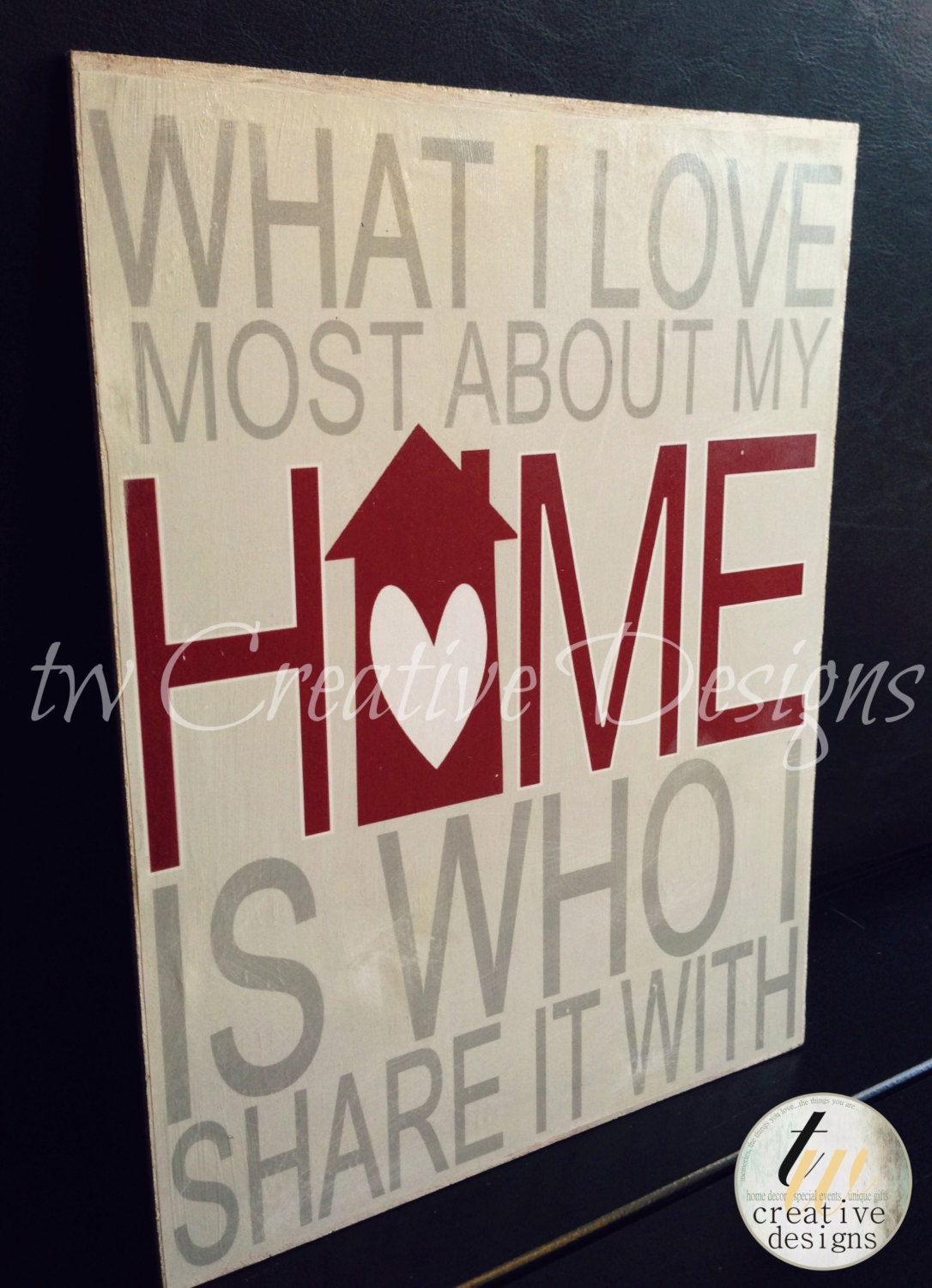 Custom Home Decor and Family Quotes