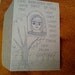 disconnected - original hand drawn card on recycled paper
